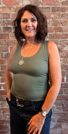 La Made New You Rib Tank Top In Olive