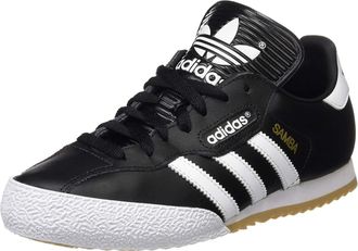 adidas Originals adidas Samba Super Indoor Classic Football Trainers, Black (Black/Running White Footwear), 7 UK