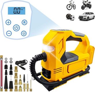OEM Compresor De Aire Inal&aacute;mbrico De 150 Psi, Bater&iacute;a De Iones De Litio De 20 V, Bomba De Aire Autom&aacute;tica Port&aacute;til Para Neum&aacute;ticos De Coche Y Bicicleta - 