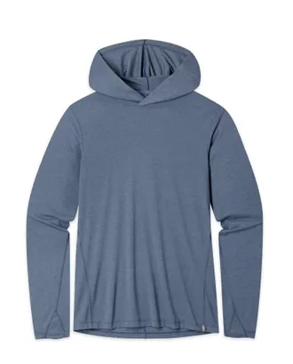 Stio | Mens Divide Hooded Pullover, Size Extra Large in Vintage Indigo Heather
