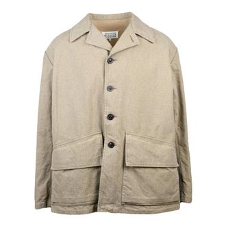 Maison Margiela Uomo, Giacche, Beige, M, new