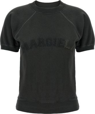 Maison Margiela Womens D&eacute;cortiqu&eacute; Logo Sweatshirt