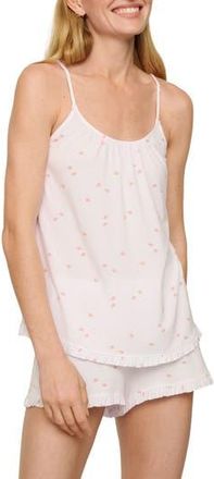 Eberjey Gisele Print Short Pajamas in Summer Daisy White/Pe Mauveal at Nordstrom Rack, Size X-Large