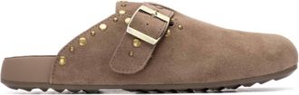 Xti Womens Suede Clog In Beige