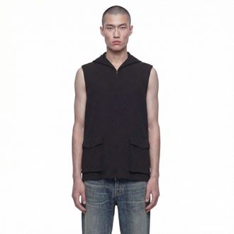 Yohji Yamamoto Hood Zip Vest