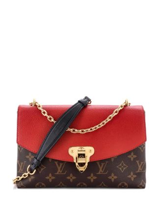 Louis Vuitton Saint Placide Handbag Monogram Canvas and Leather shoulder bag - Bruin