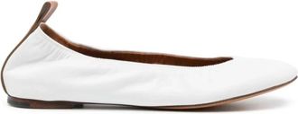 Lanvin Ballerinas - Dames - Ballerinas - Wit - 36 EU - Leer - Schoenen