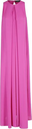 Gianluca Capannolo Anka Lange Jurk - Dames - Maxi kleedjes - Roze - S - Kleedjes