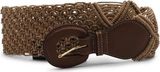 Ralph Lauren Lauren Riem - Dames - Riemen - Bruin - M - Katoen - Accessoires