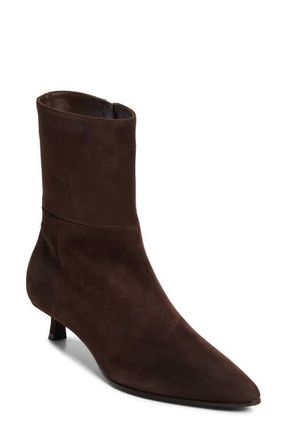 Jimmy Choo London Lory Kitten Heel Ankle Boot in Chocolate at Nordstrom, Size 10.5Us