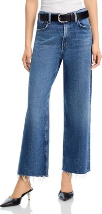 A Gold E Ren High Rise Wide Leg Jean In Chord