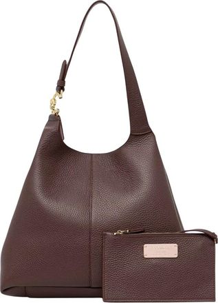Coccinelle C-Easy Tote - Dames - Shoppers - Bruin - ONE Size - Leer - Tassen