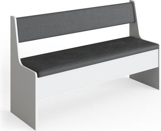 Vicco Banco De Comedor Roman, Blanco, 136.6 X 41.5 Cm