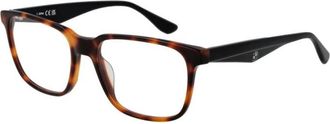BMW Bruine rechthoekige optische monturen met demo lenzen - Heren - Brillen - Bruin - ONE Size - Accessoires