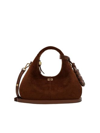 Ganni Hobo Mini Hobo Corduroy