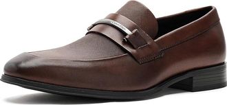 Calvin Klein Dillie Mens Lace Up Wing Tip Shoes Dark Brown Leather : 10.5 M