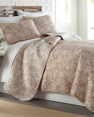 Southshore Fine Linens Reversible Paisley Lightweight 3Pc Quilt Set