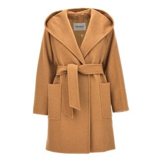 Max Mara Rialto Robe Coat - female - Max Mara - Belted Coats - Beige - XL - Coats