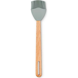 LE CREUSET Signature Silicone & Wood Basting Brush in Sea Salt at Nordstrom