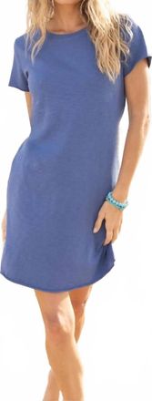 Dylan Tee Shirt Dress In Bahama Blue