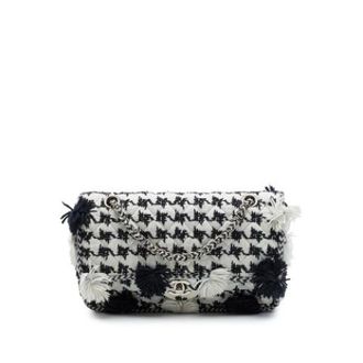 Chanel Pre-owned Quilted Canvas Shoulder Bag - Dames - Pre-owned - Veelkleurig - Maat: ONE Size Leer
