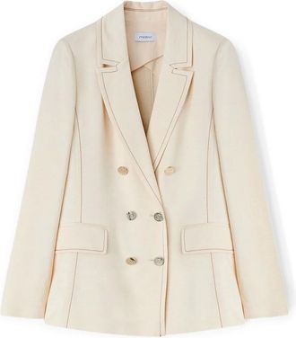 Motivi Dames, Jassen, Beige, Maat: XL Katoen