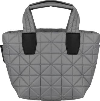 VeeCollective Small Vee Padded Tote Bag - Dames - Shoppers - Grijs - ONE Size - Leer - Tassen