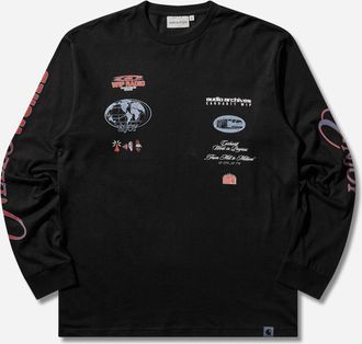 Carhartt Work in Progress Audio Archives WIP Longsleeve T-Shirt Black