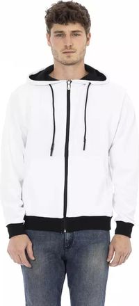 Baldinini White Cotton Men Mens Sweater