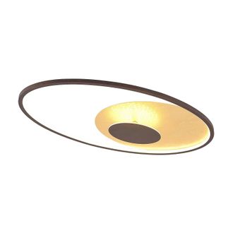 Lindby L&aacute;mpara De Techo Led feival En Marr&oacute;n Metal - Lindby