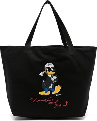 Karl Lagerfeld x Disney Borsa tote Donald Duck - Nero