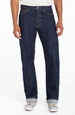 Liverpool L.A. Bedford Vintage Straight Jeans in Indigo Rinse at Nordstrom, Size 34 X 32