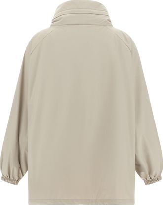 Moorer Womens Gray Polyester Shell Jacket Clothing