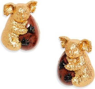 Zimmermann Mira Single Chain Koala Ear Cuff in Gold/Multi at Nordstrom