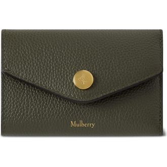 Mulberry Folded Multi-Card Wallet in Juniper Green at Nordstrom