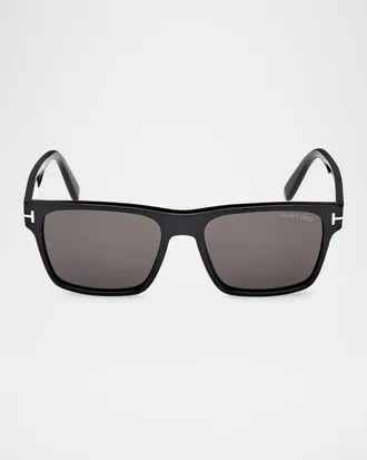 Tom Ford Men & apos;s Calder Acetate Square Sunglasses