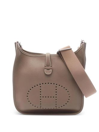 Herm&egrave;s Borsa a spalla Evelyn 3 Troyes PM 2023 - Marrone