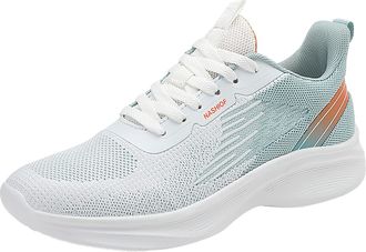 Generic 2026 Running Shoes Fashion Men Mesh Mountaineering Casual Sport Lace Up Solid Color Breathable Soft Bottom (C, 8.5)