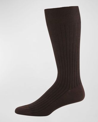 Neiman Marcus Core-Spun Socks, Crew