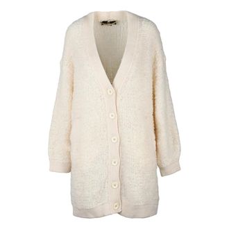 Elisabetta Franchi Dames, Truien, Beige, Maat: M Wol