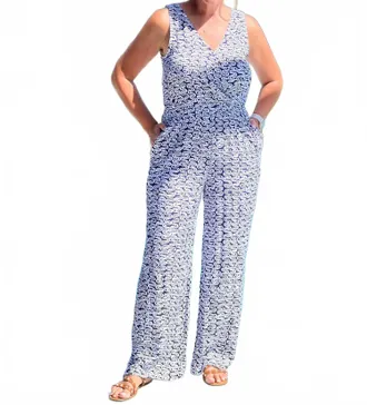 Hatley The Marlow Sleeveless Jumpsuit In Waves