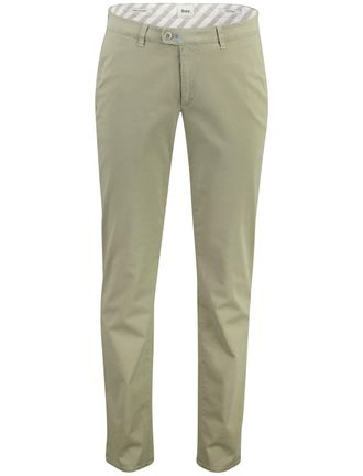 Brax Pantalon Brax Fabio flatfront wijde fit groen