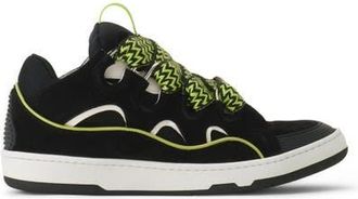Lanvin Curb Leather Sneakers in Absinth/black at Nordstrom, Size 36