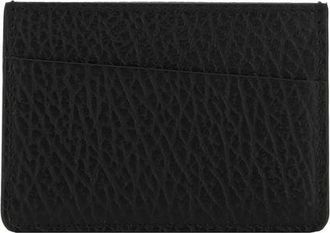 Maison Margiela Zwarte Kalfsleren Bos Taurus Portemonnee