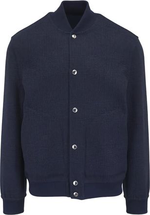 Brunello Cucinelli Bomber a quadri - Blu