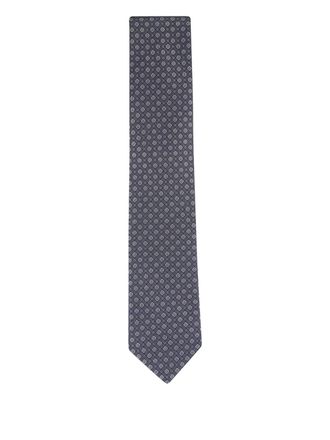 Canali geometric-pattern tie - Grey