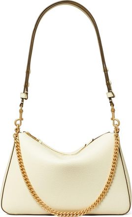 Tory Burch Perry Leather Shoulder Bag in Warm White at Nordstrom