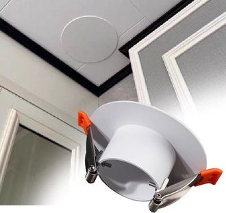 OEM Tapa Para Orificio De Techo, Material Abs, Redonda De 13,4 Cm, Blanca, Cubierta De Seguridad, F&aacute;cil De Instalar, Tornillos Incluidos