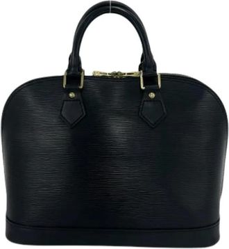Louis Vuitton Pre-owned Boston Bag - Dames - Pre-owned - Zwart - Maat: ONE Size Leer