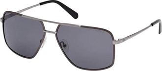 Guess Aviator Metal Sunglasses